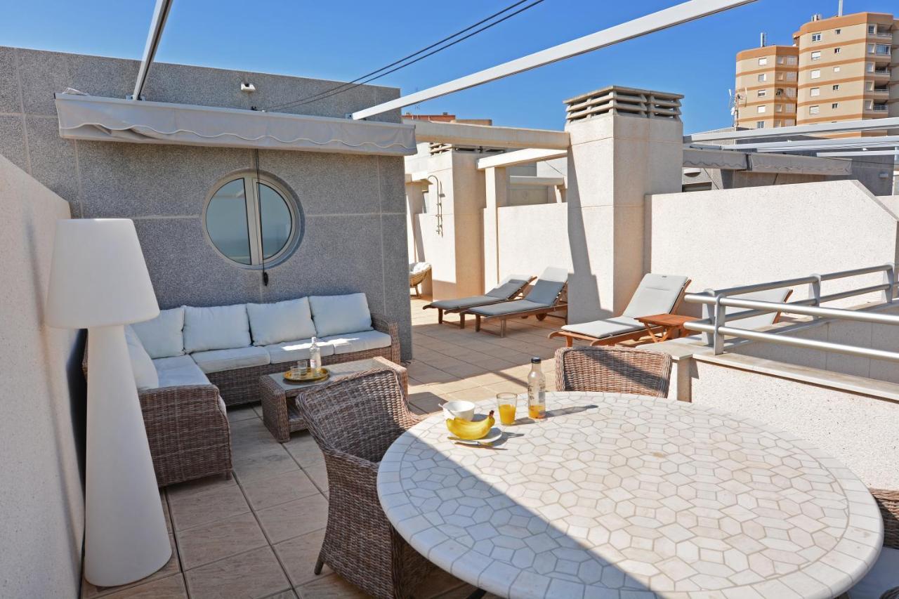 Luxury Beachfront Penthouse By Nras El Campello Exteriör bild